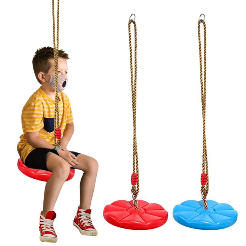 Kids Outdoor Swing And Slide - Altalena a disco per bambini Sport