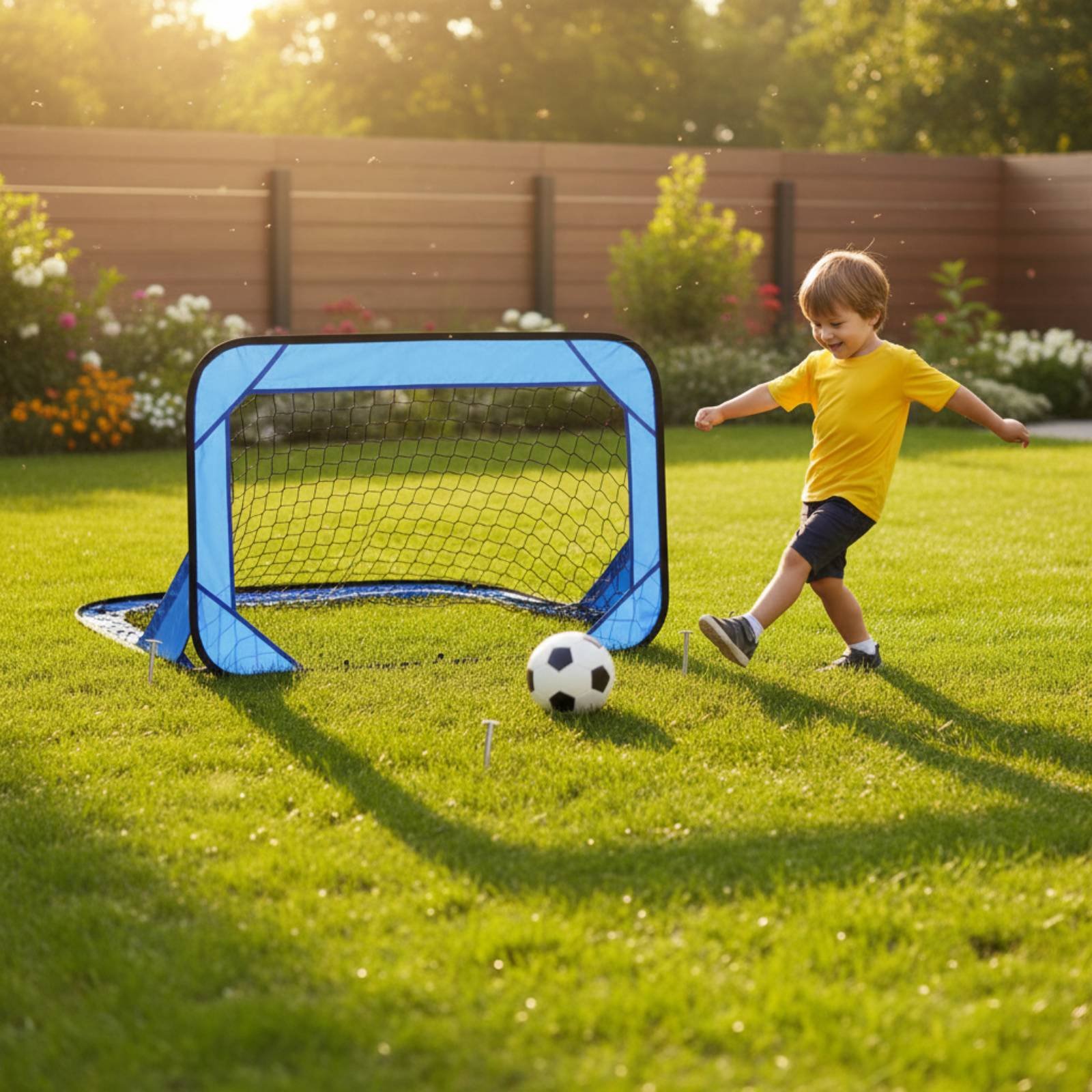 Kids Outdoor Net - Set Rete Sportiva Tutto-in-Uno per Uso