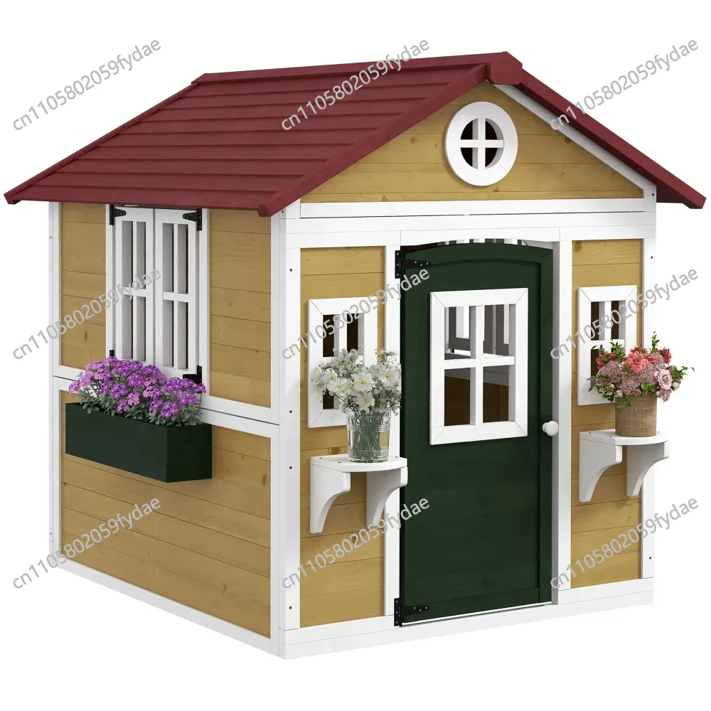 Kids Outdoor Playhouse - Casetta da gioco per bambini da