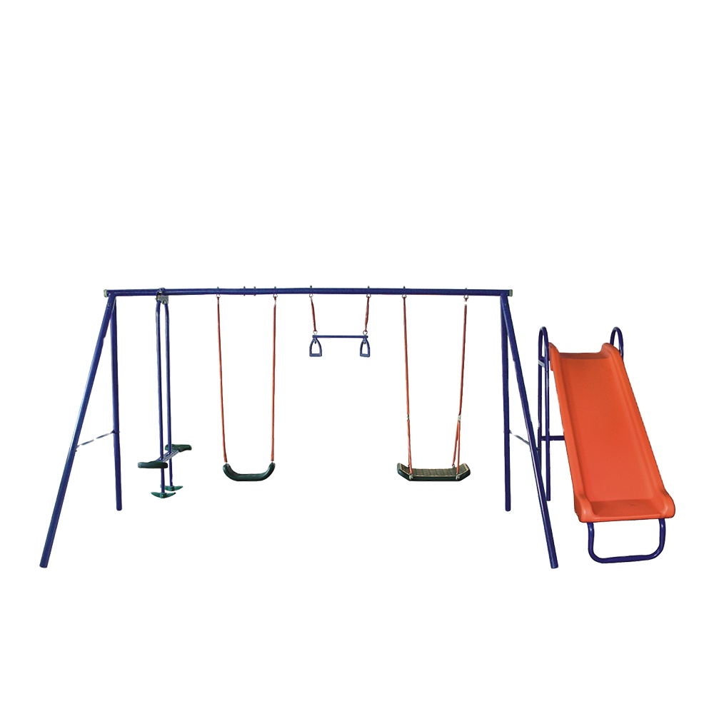 Kids Outdoor Swing And Slide - Set Altalena e Scivolo per Bambini
