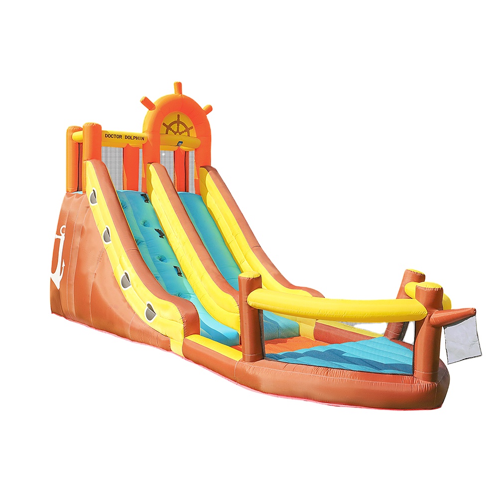 Kids Outdoor Bounce House - Dottore Delfino Nave pirata Casa da