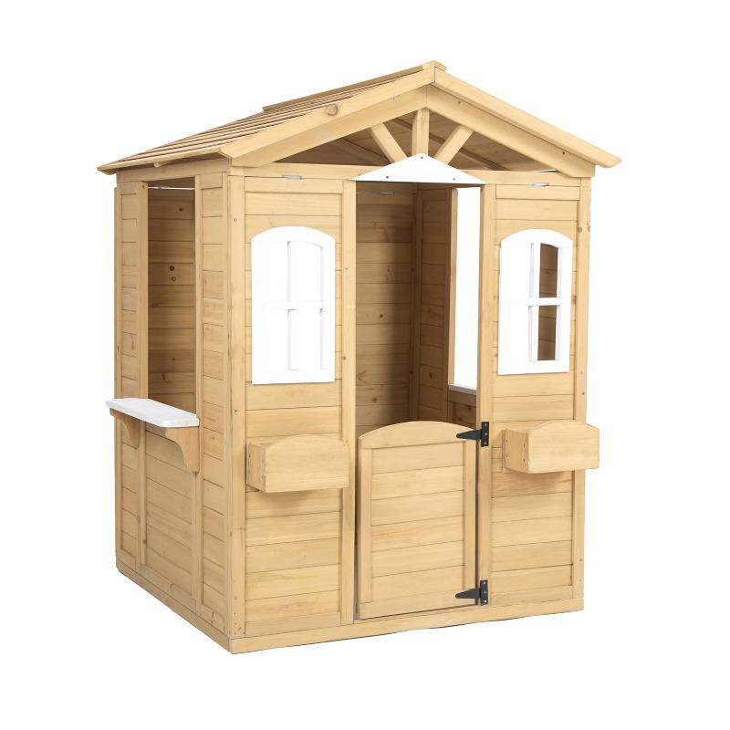 Kids Outdoor Playhouse - Casetta da gioco moderna classica in