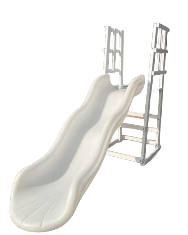 Kids Outdoor Furniture Set - Vendita calda Scivolo bianco doppio per