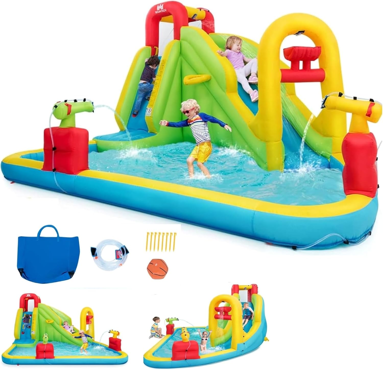 Kids Outdoor Climbing - Mega Parco Acquatico Gonfiabile per Bambini