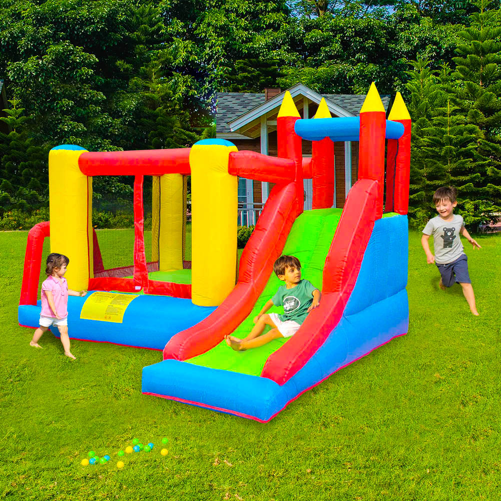Kids Outdoor Bounce House - Castello gonfiabile in tessuto Oxford per