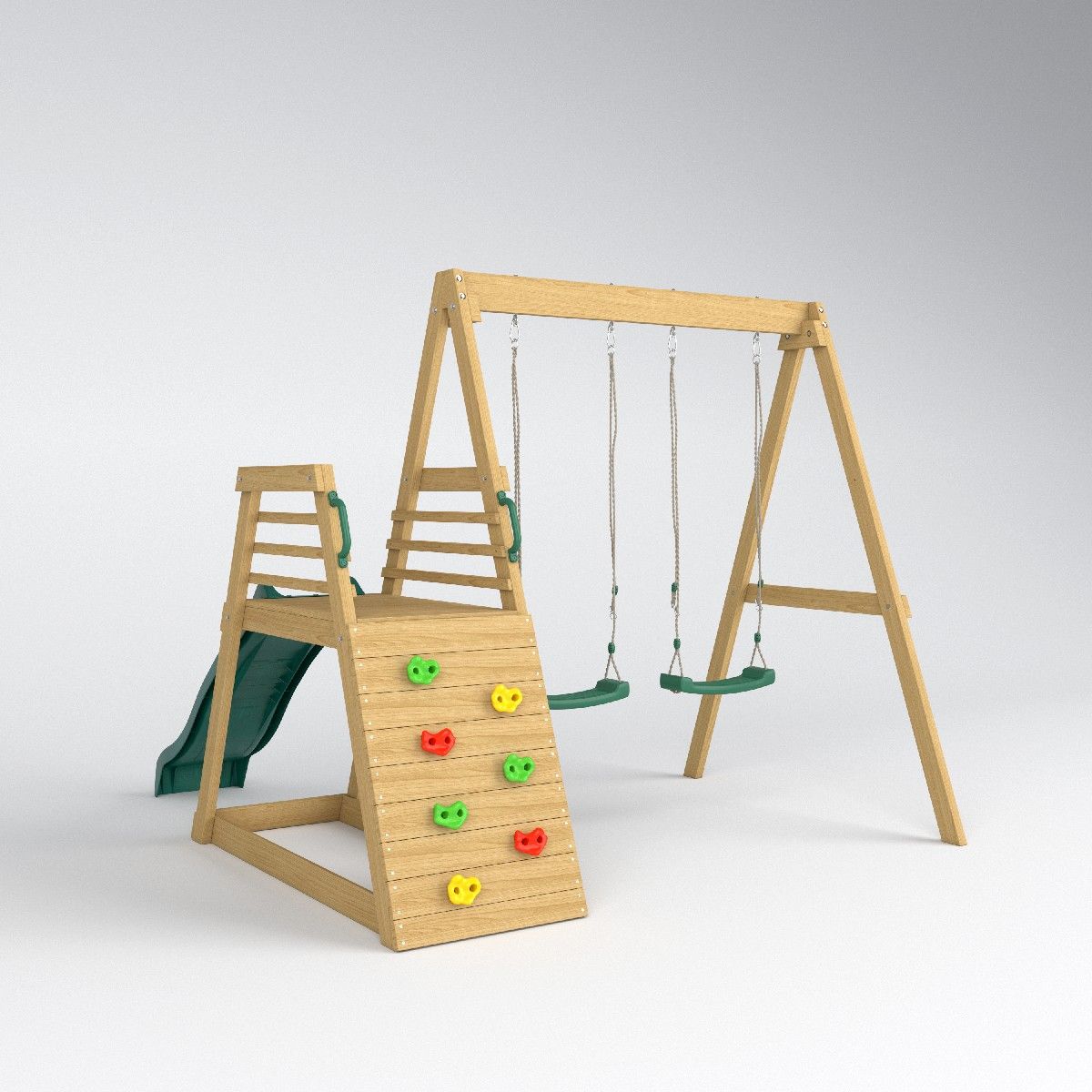 Kids Outdoor Swing And Slide - 2026 Parco Giochi Gonfiabile per Bambini