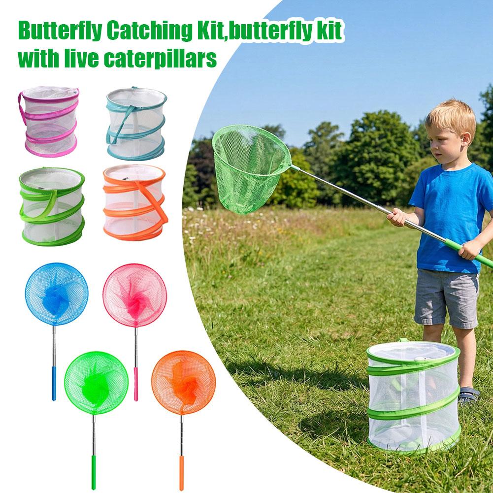 Kids Outdoor Net - Kit per Catturare Farfalle per Bambini,