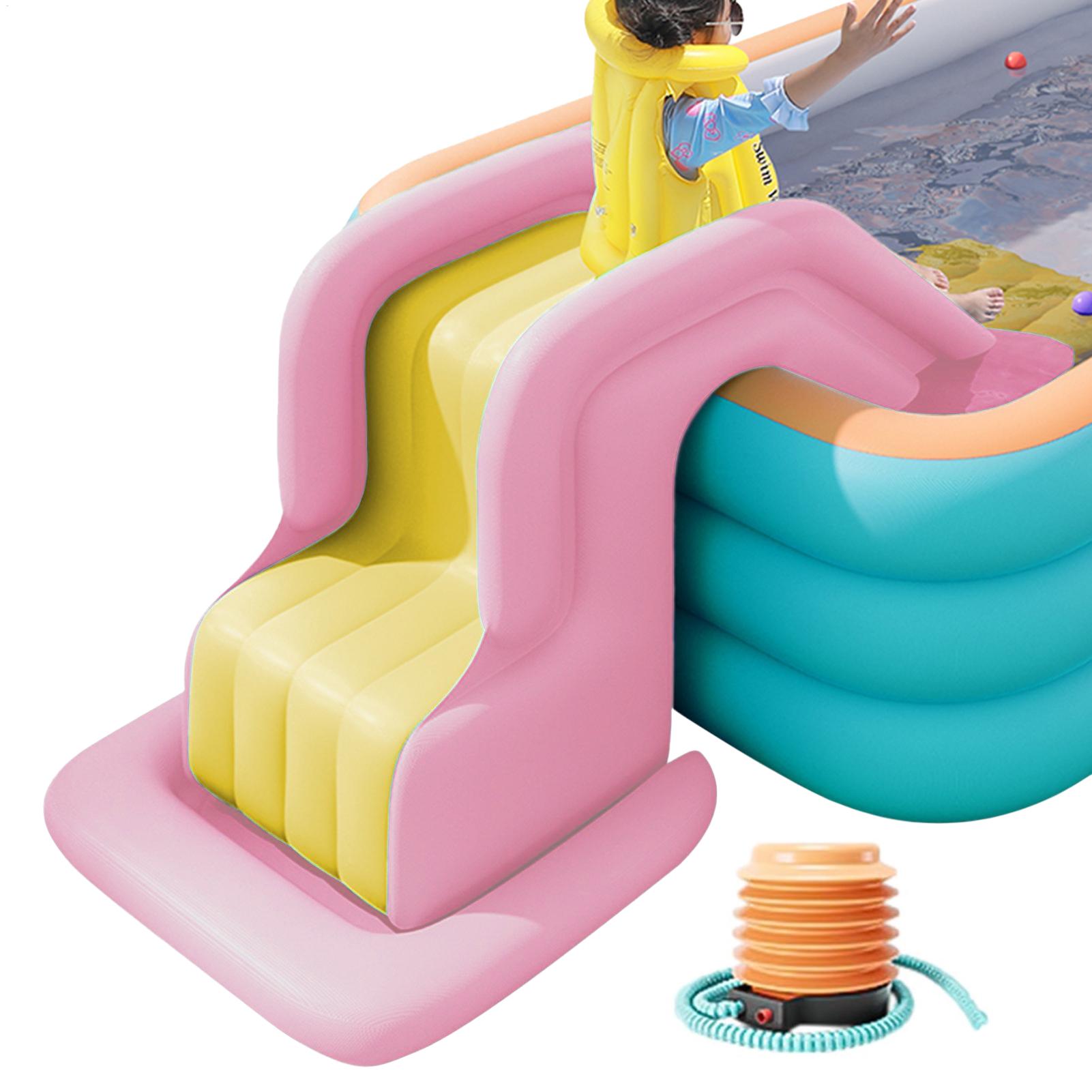 Kids Outdoor Climbing Structure - Scivolo d'acqua gonfiabile compatto, parete da