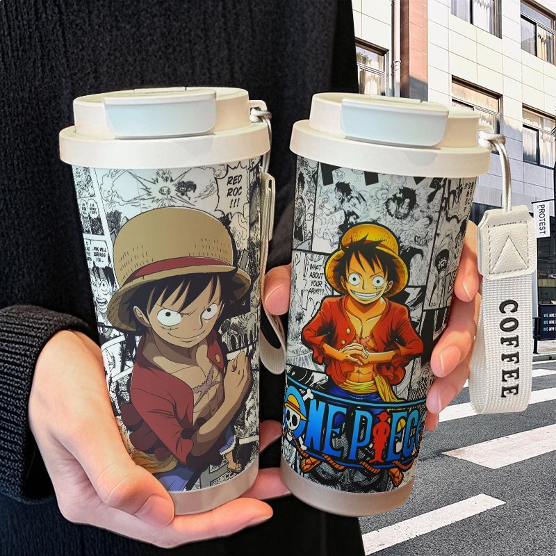 Kids Outdoor Dining Set - Thermos Anime One Piece Luffy, Tazza