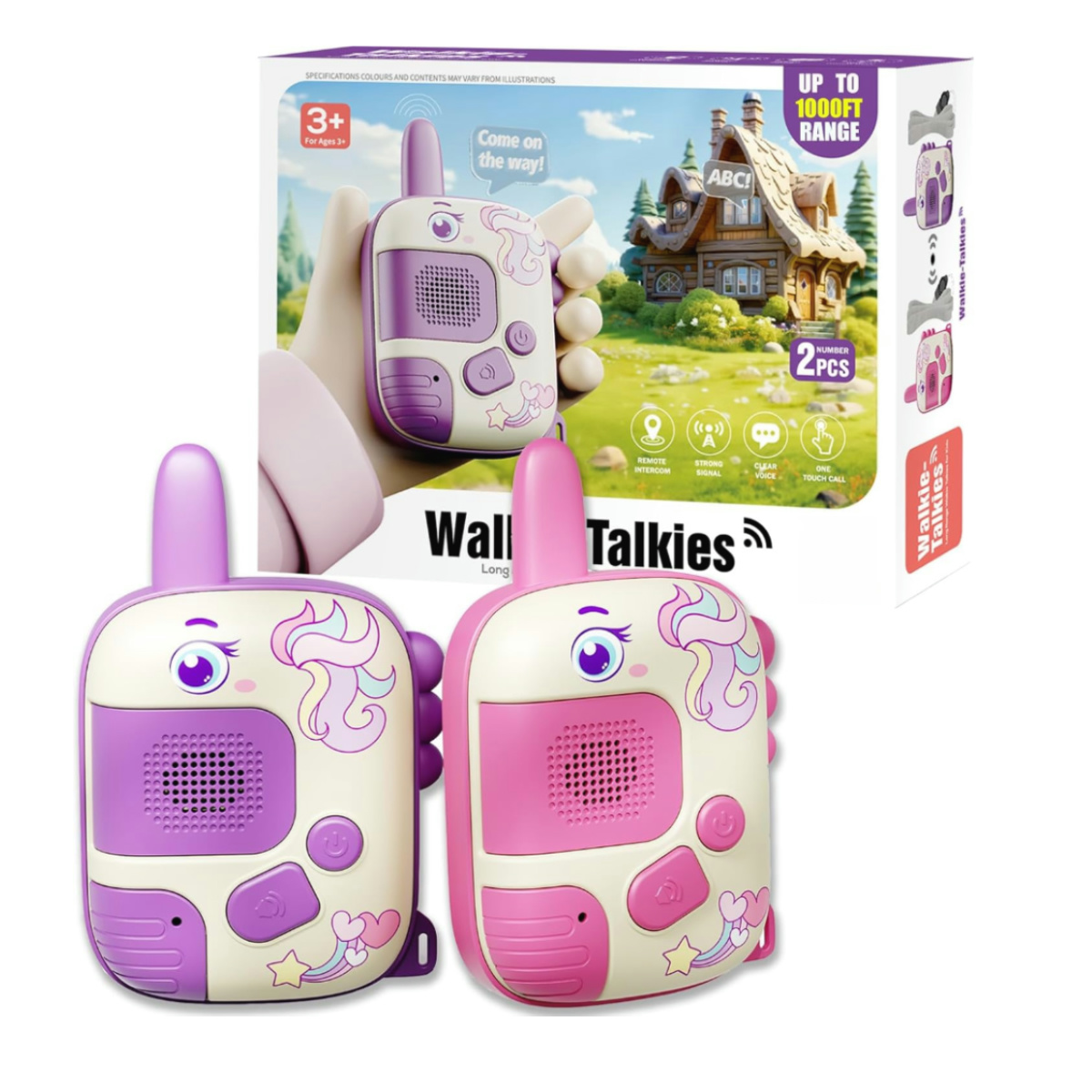 Kids Outdoor Xmas Gifts - 2 pezzi walkie talkie giocattoli per