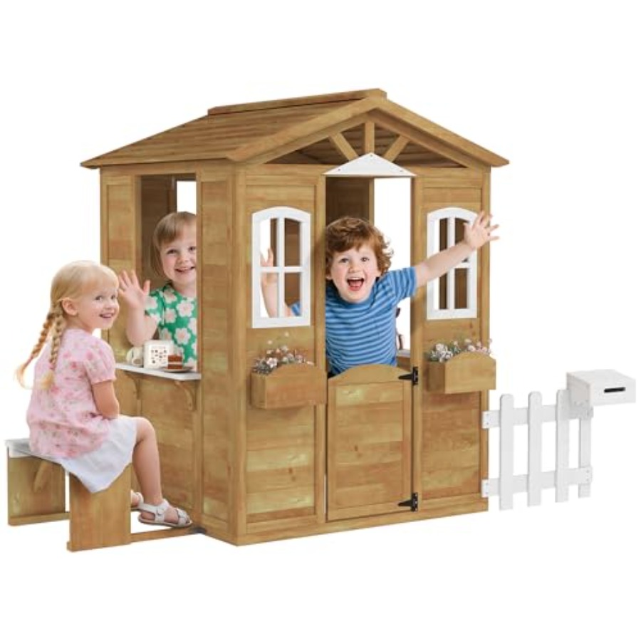 Kids Outdoor Playhouse - Casetta da gioco per esterni per