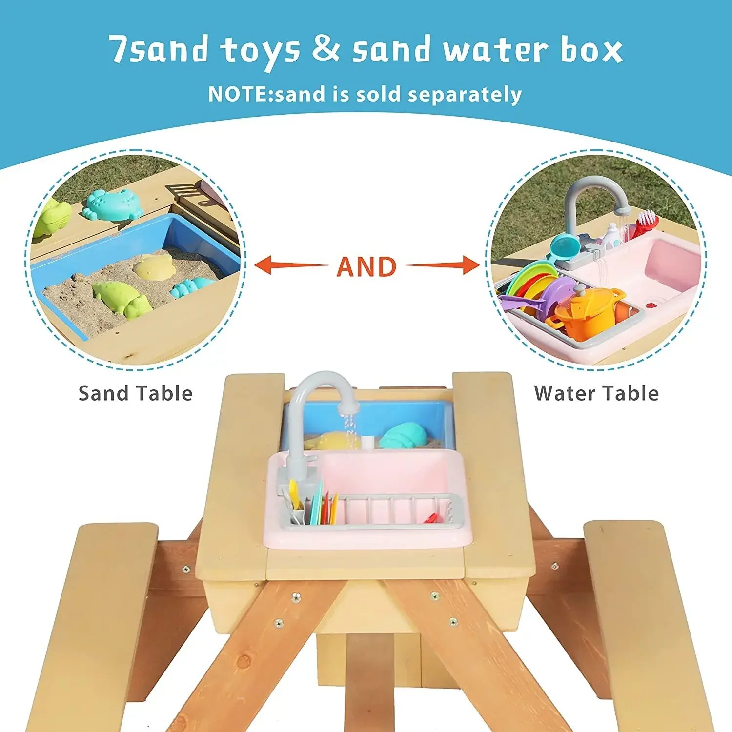 # Tavolo da picnic per bambini - Kids Outdoor Dining Set recensione e prezzo