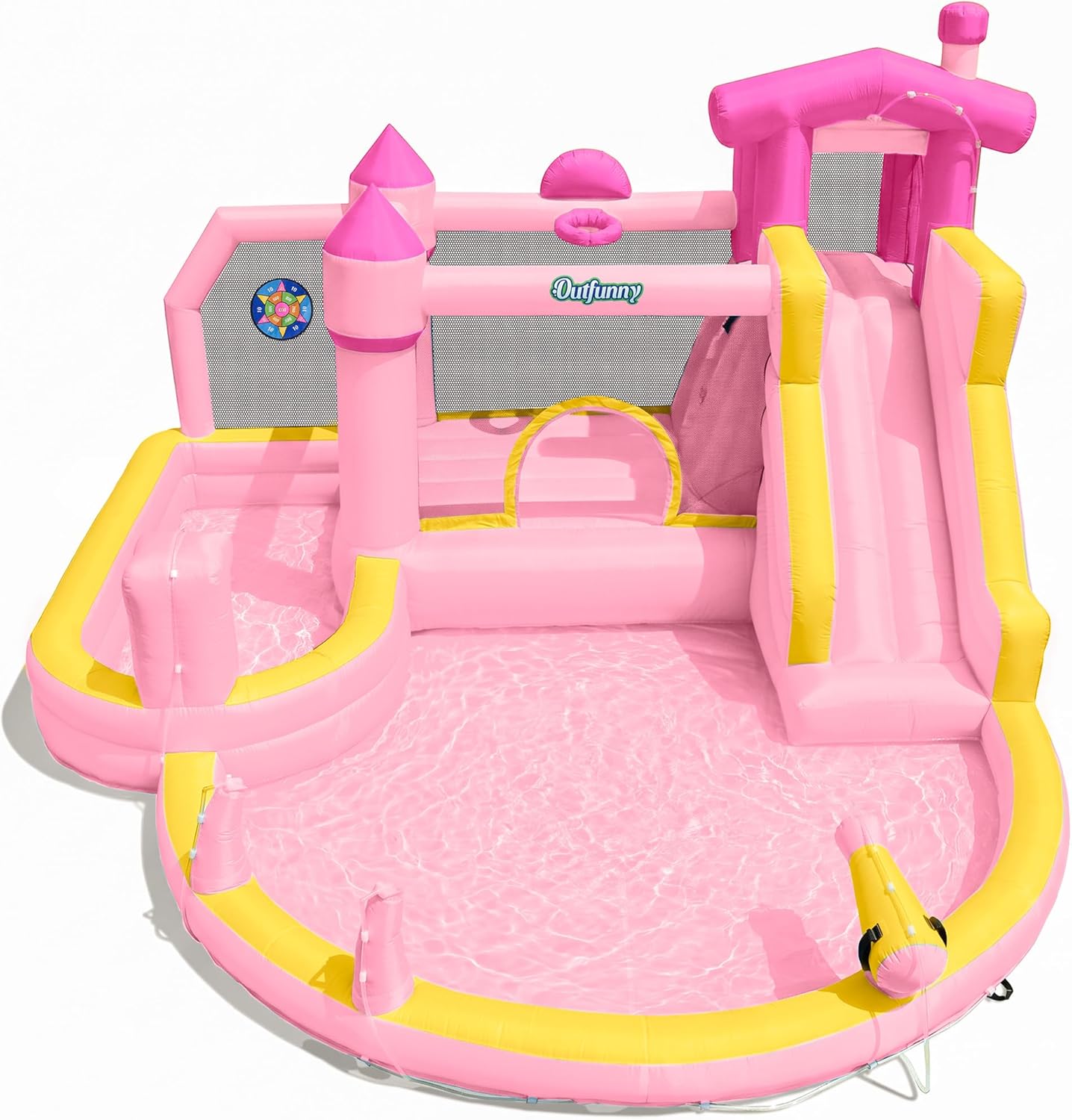 Scivolo d'Acqua Gonfiabile Ros - Kids Outdoor Bounce House recensione e prezzo