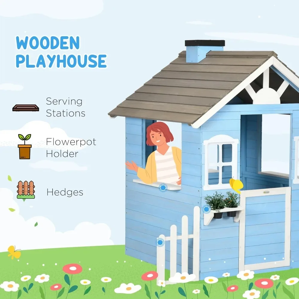 Casetta da gioco per bambini C - Kids Outdoor Playhouse recensione e prezzo
