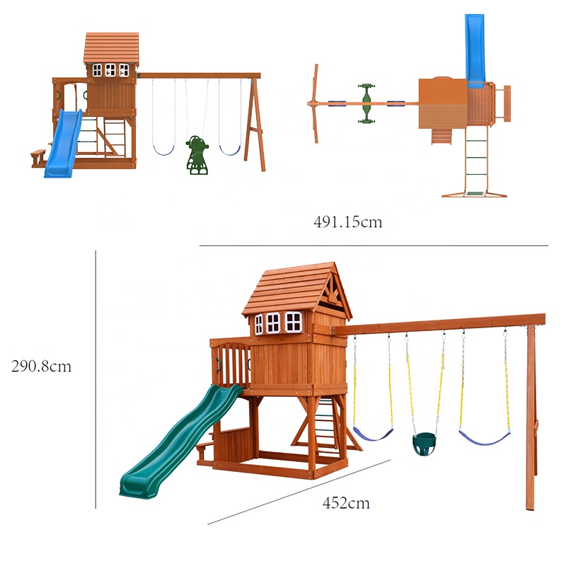 Grande Attrezzatura da Gioco p - Kids Outdoor Swing And Slide recensione e prezzo