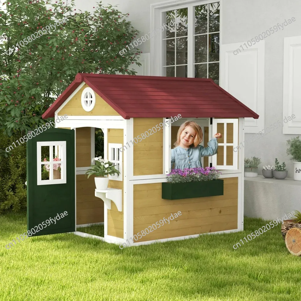 Casetta da gioco per bambini d - Kids Outdoor Playhouse recensione e prezzo