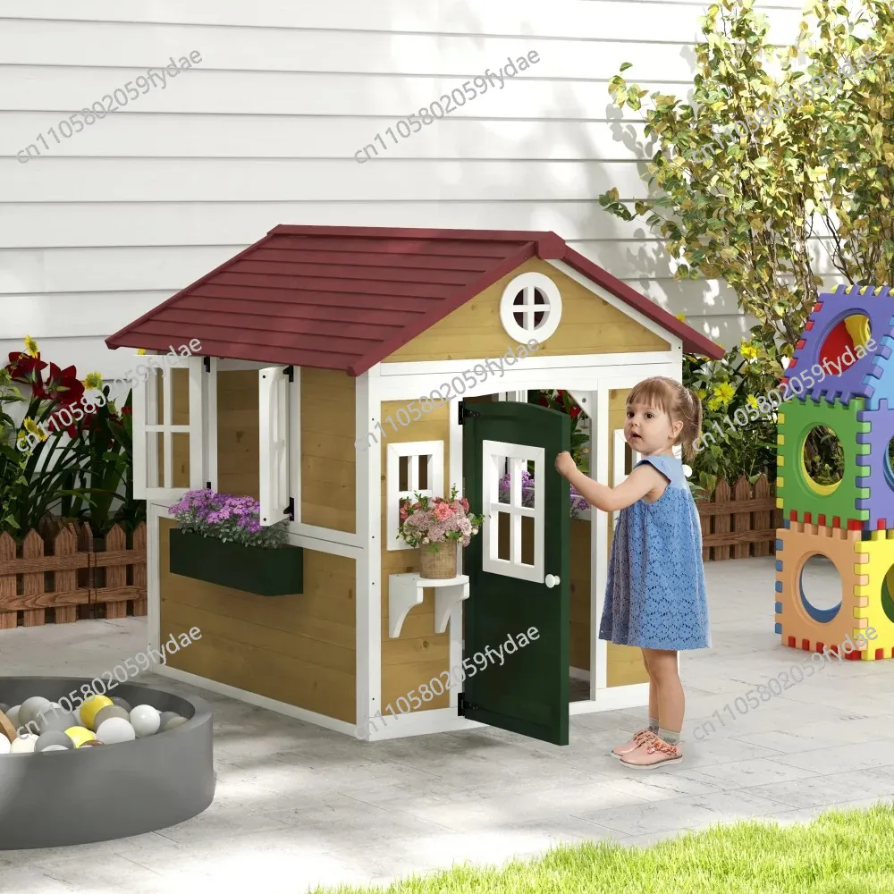 Casetta da gioco per bambini d - Kids Outdoor Playhouse recensione e prezzo