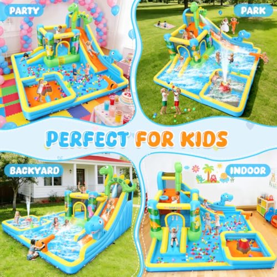Scivolo acquatico gonfiabile d - Kids Outdoor Bounce House recensione e prezzo