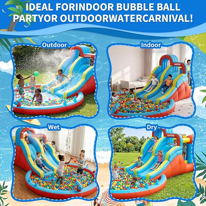 Parco acquatico gonfiabile 8-i - Kids Outdoor Climbing recensione e prezzo