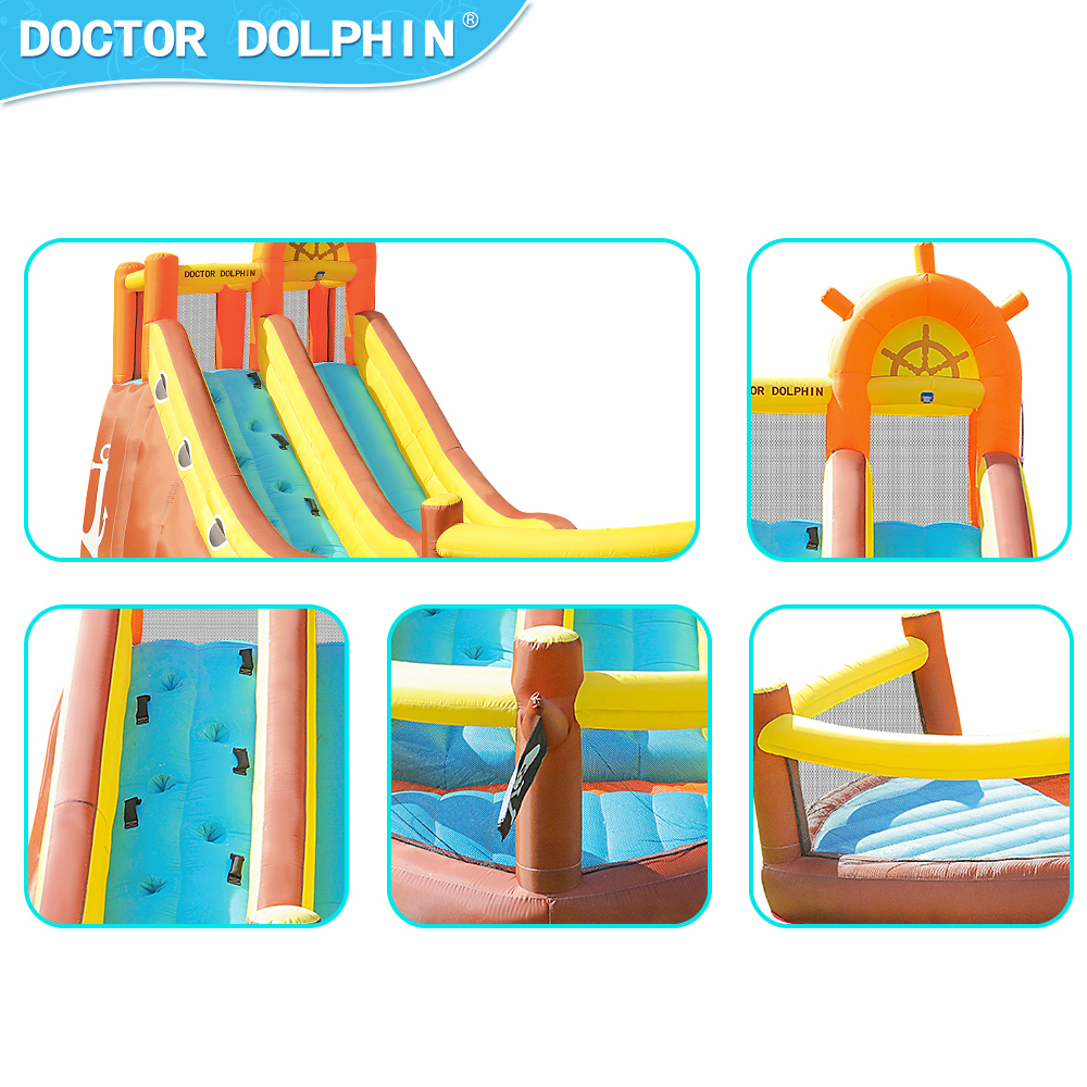 Dottore Delfino Nave pirata Ca - Kids Outdoor Bounce House recensione e prezzo
