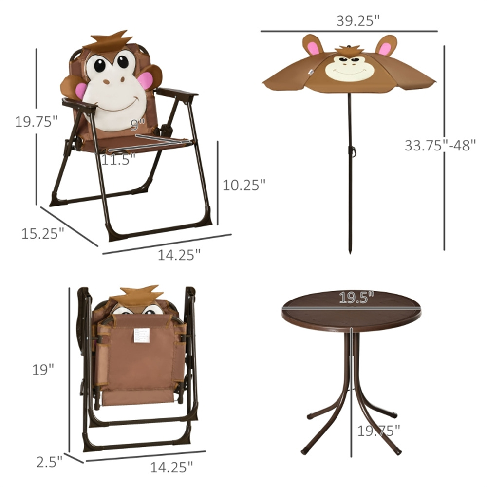 Set Tavolo e Sedie per Bambini - Kids Outdoor Dining Set recensione e prezzo