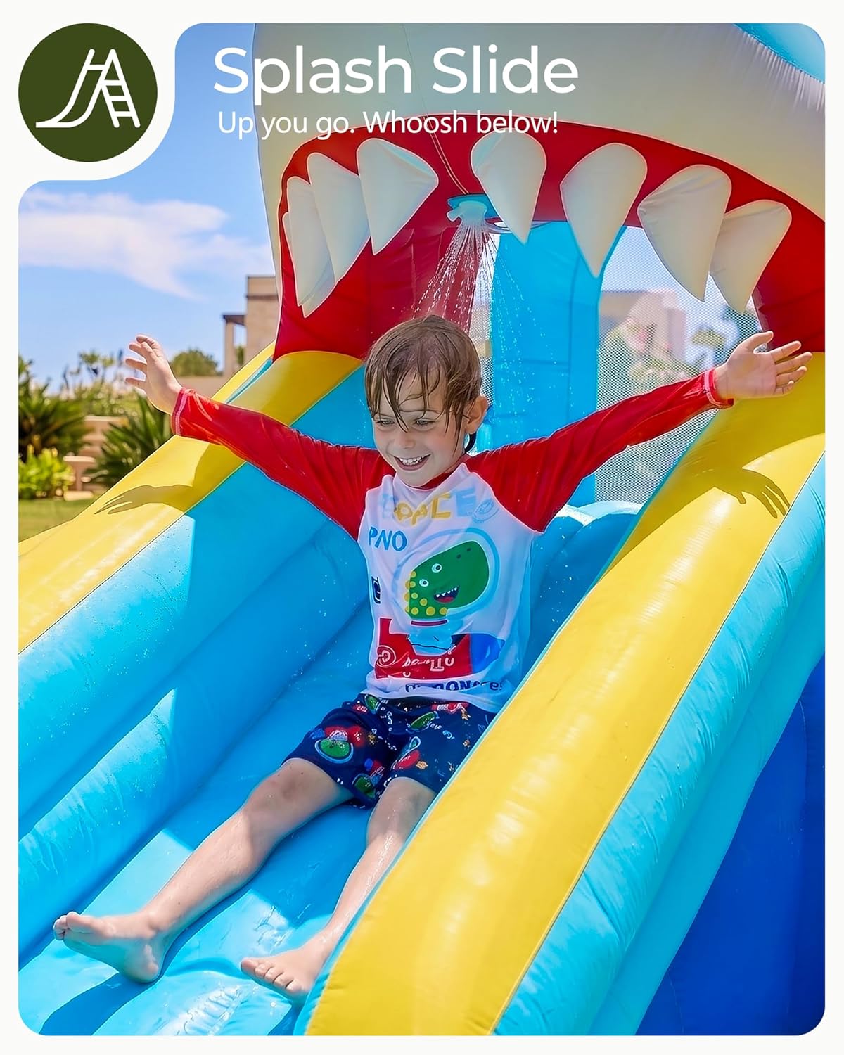 Scivolo d'Acqua Gonfiabile per - Kids Outdoor Bounce House recensione e prezzo