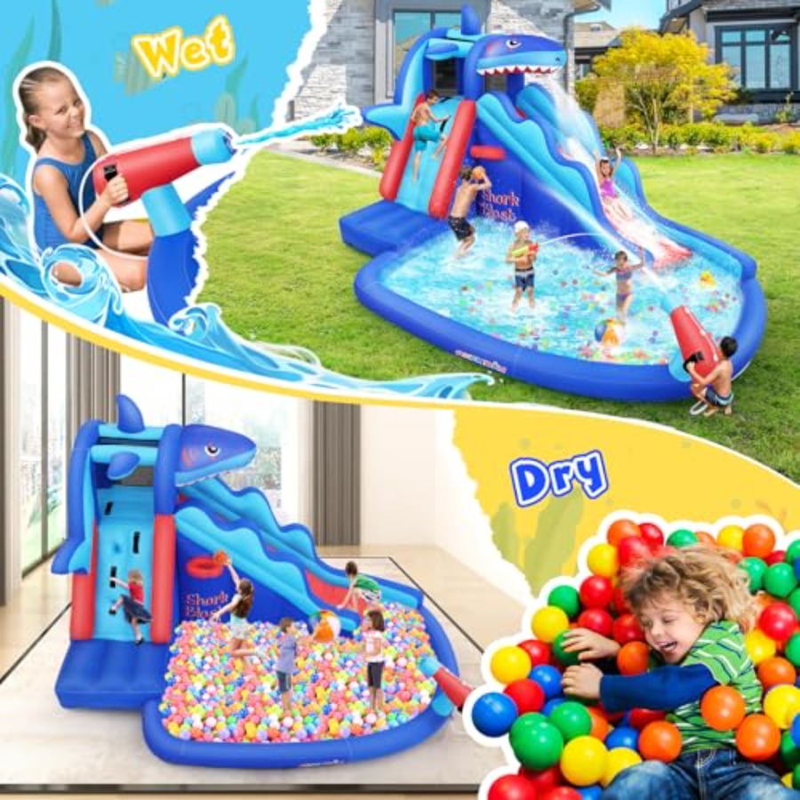 Scivolo acquatico gonfiabile d - Kids Outdoor Bounce House recensione e prezzo