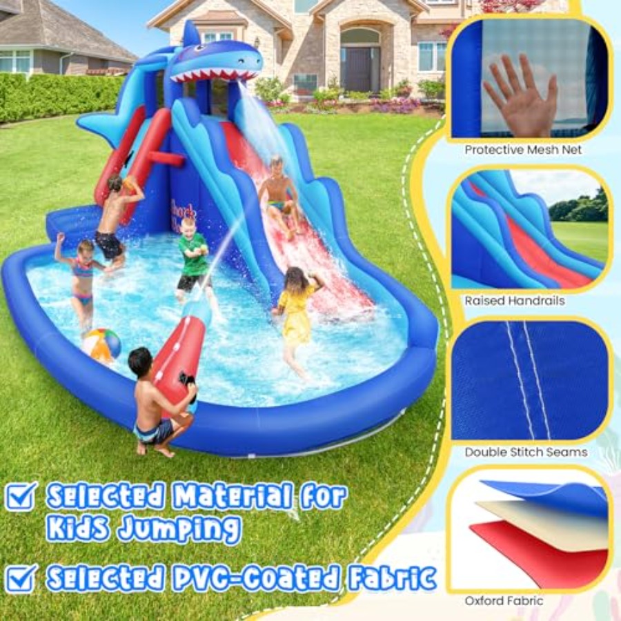 Scivolo acquatico gonfiabile d - Kids Outdoor Bounce House recensione e prezzo