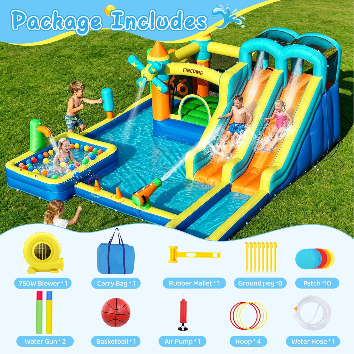 Castello Gonfiabile 10-in-1 co - Kids Outdoor Climbing recensione e prezzo