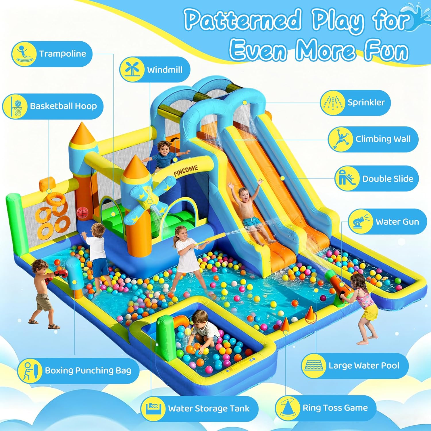 Castello Gonfiabile 10-in-1 co - Kids Outdoor Climbing recensione e prezzo