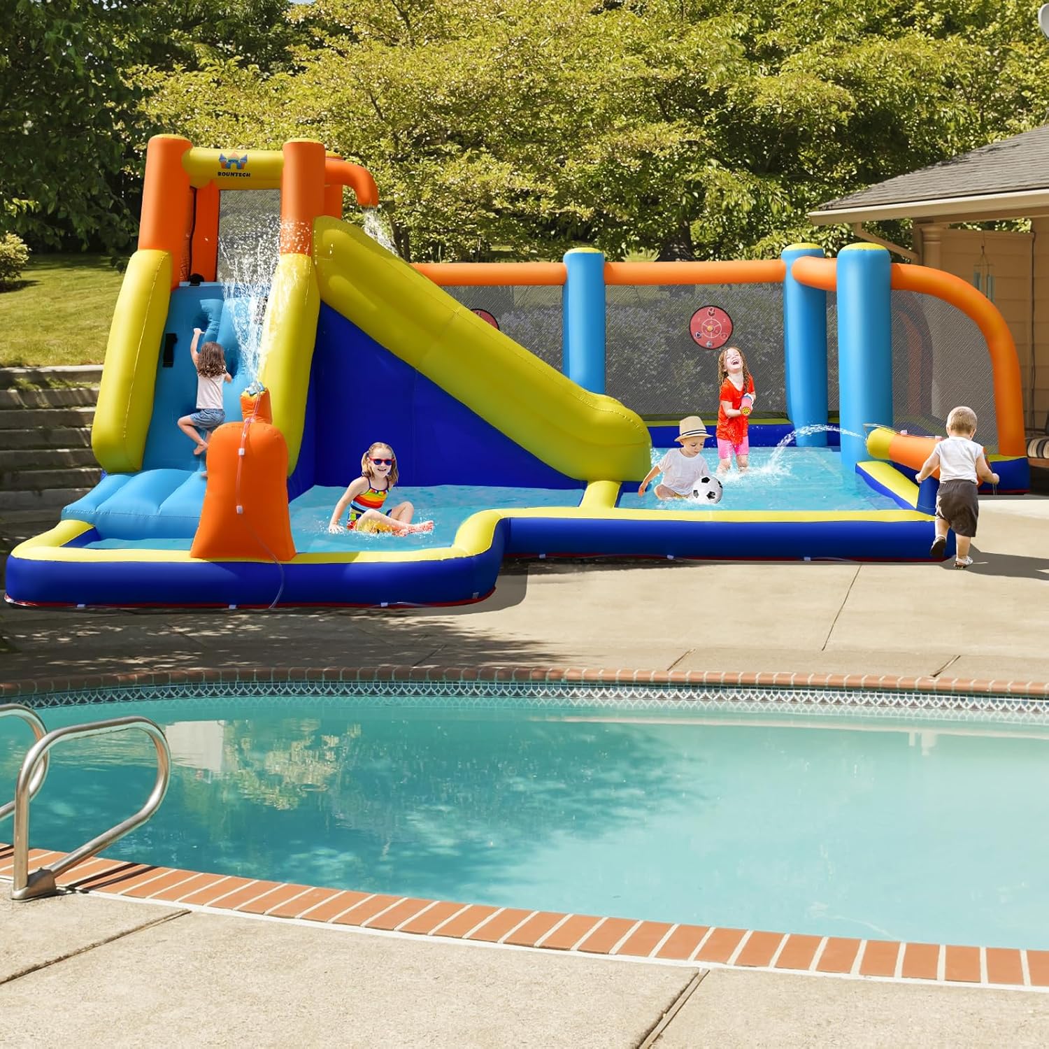 Scivolo d'Acqua Gonfiabile Gig - Kids Outdoor Bounce House recensione e prezzo