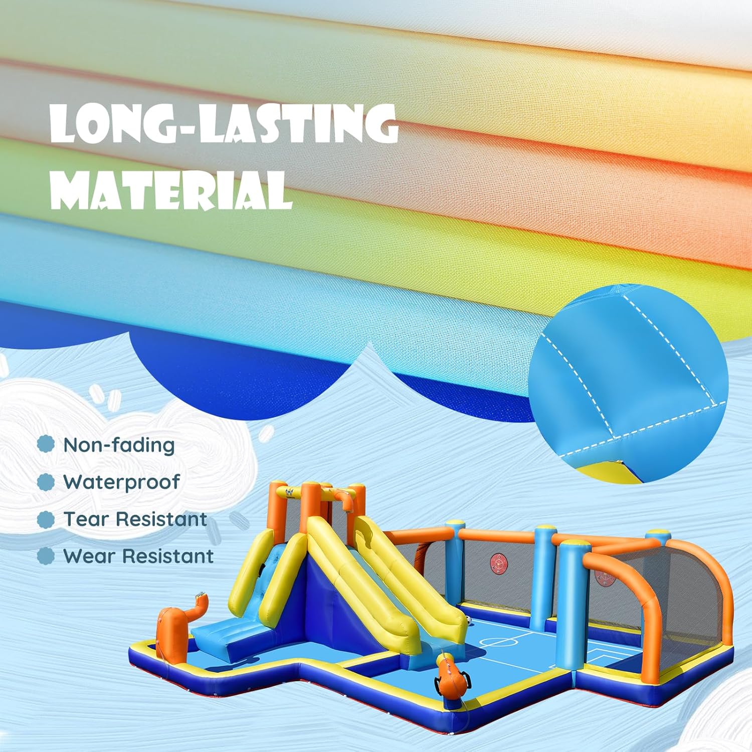 Scivolo d'Acqua Gonfiabile Gig - Kids Outdoor Bounce House recensione e prezzo