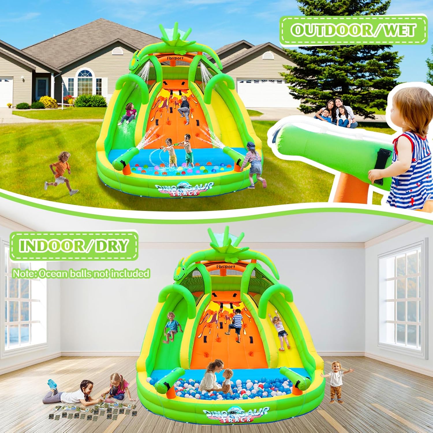 Castello Gonfiabile per Bambin - Kids Outdoor Bounce House recensione e prezzo
