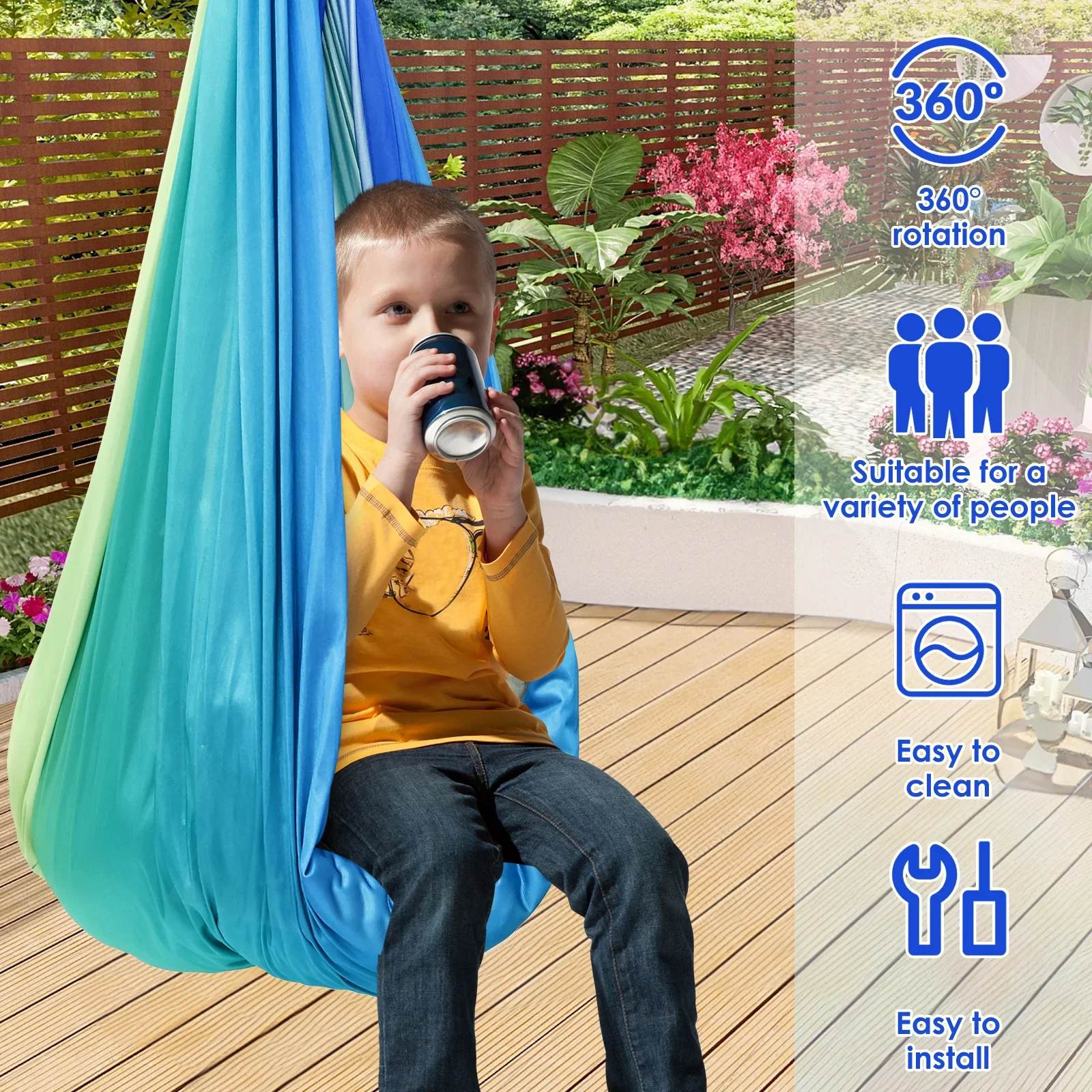 Altalena Sensoriale Confortevo - Kids Outdoor Swing And Slide recensione e prezzo
