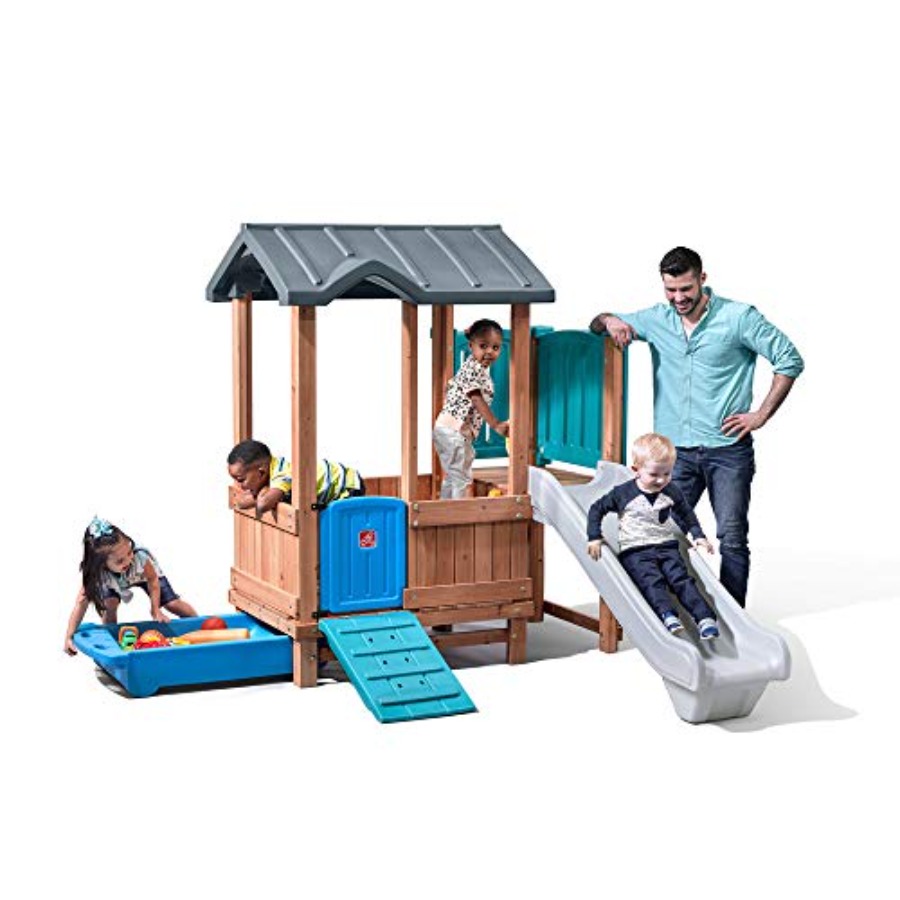 Casetta e scivolo Woodland Adv - Kids Outdoor Swing And Slide recensione e prezzo