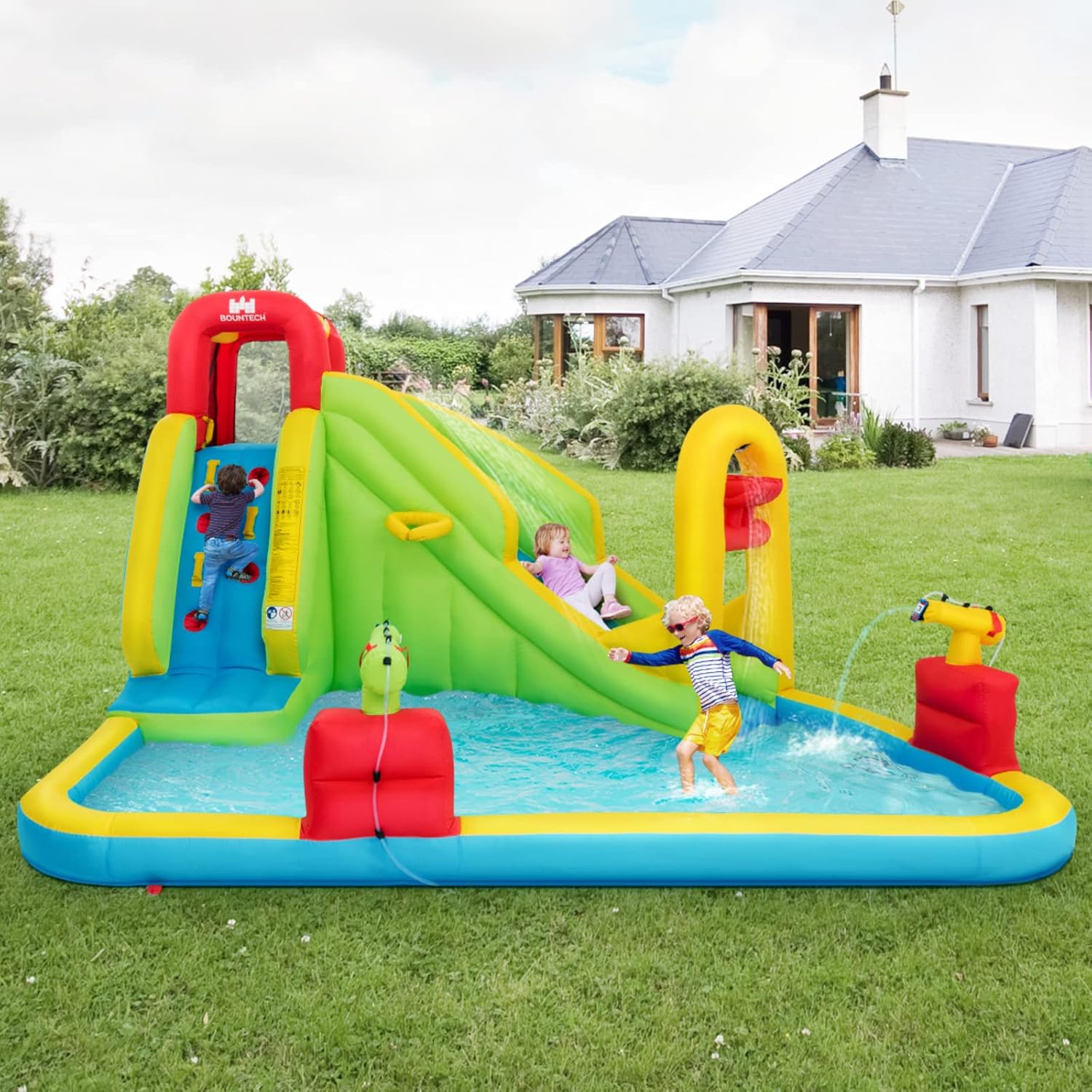 Mega Parco Acquatico Gonfiabil - Kids Outdoor Climbing recensione e prezzo