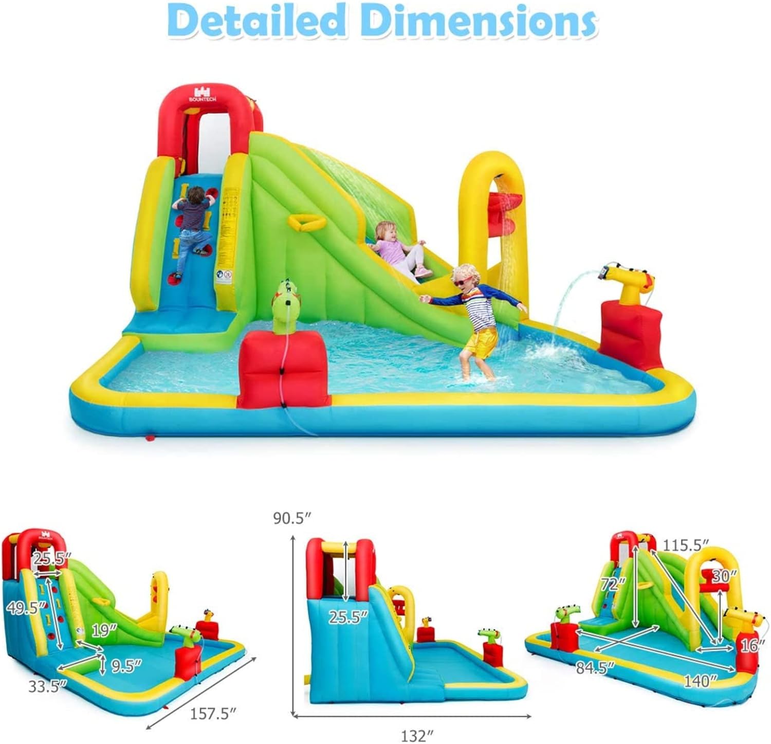 Mega Parco Acquatico Gonfiabil - Kids Outdoor Climbing recensione e prezzo