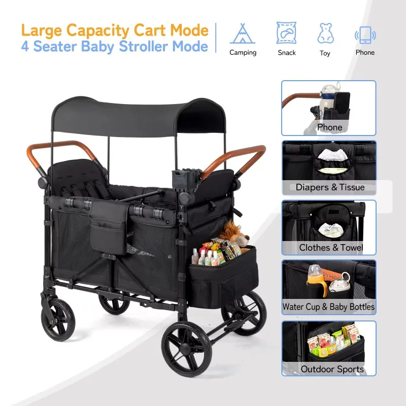 Passeggino per vagone da ester - Kids Outdoor Wagon recensione e prezzo
