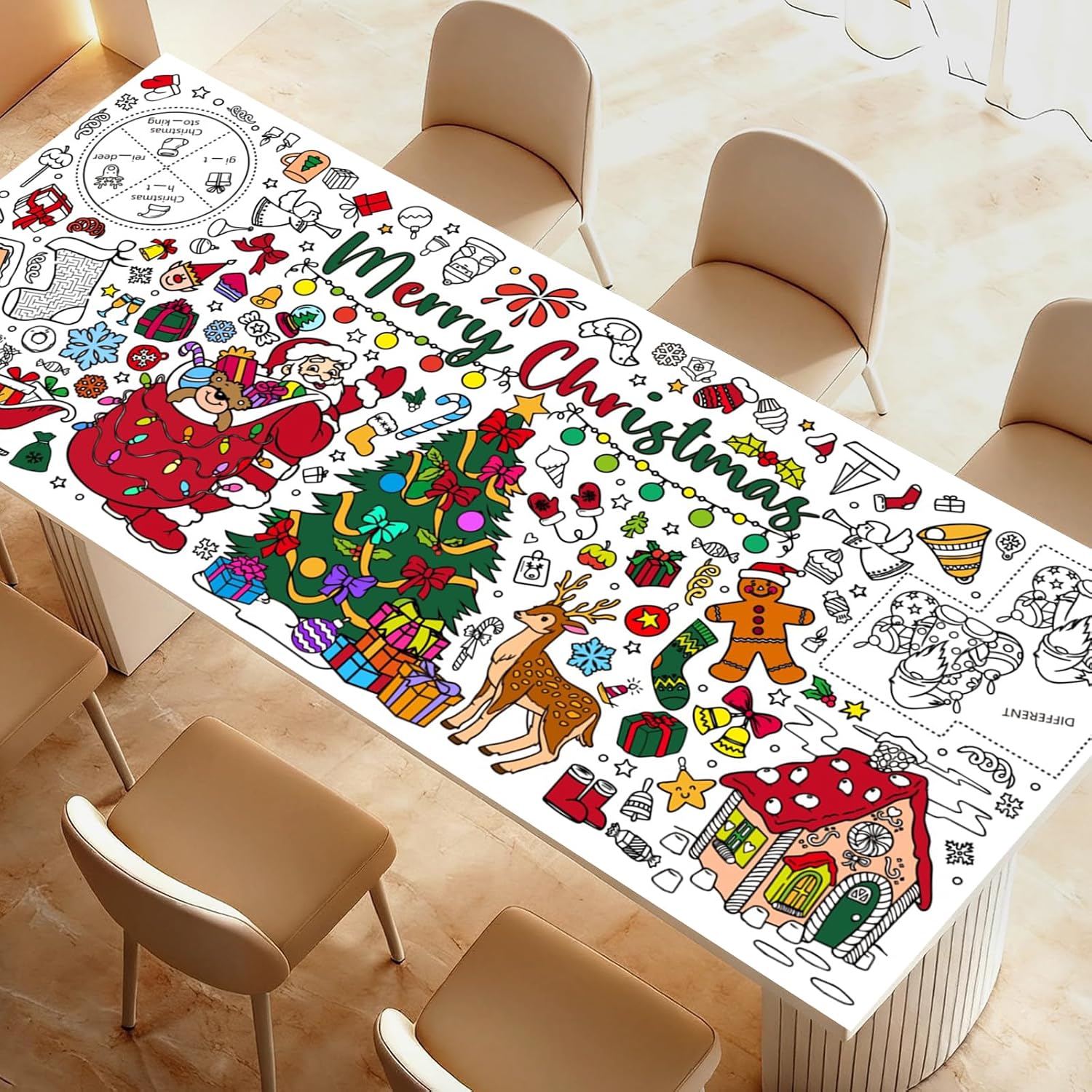 Tovaglia con poster da colorar - Kids Outdoor Xmas Gifts recensione e prezzo