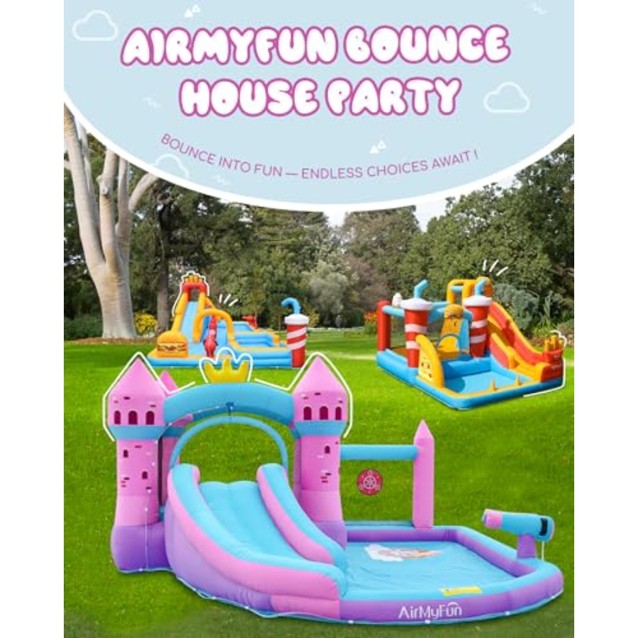 Scivolo acquatico gonfiabile d - Kids Outdoor Bounce House recensione e prezzo