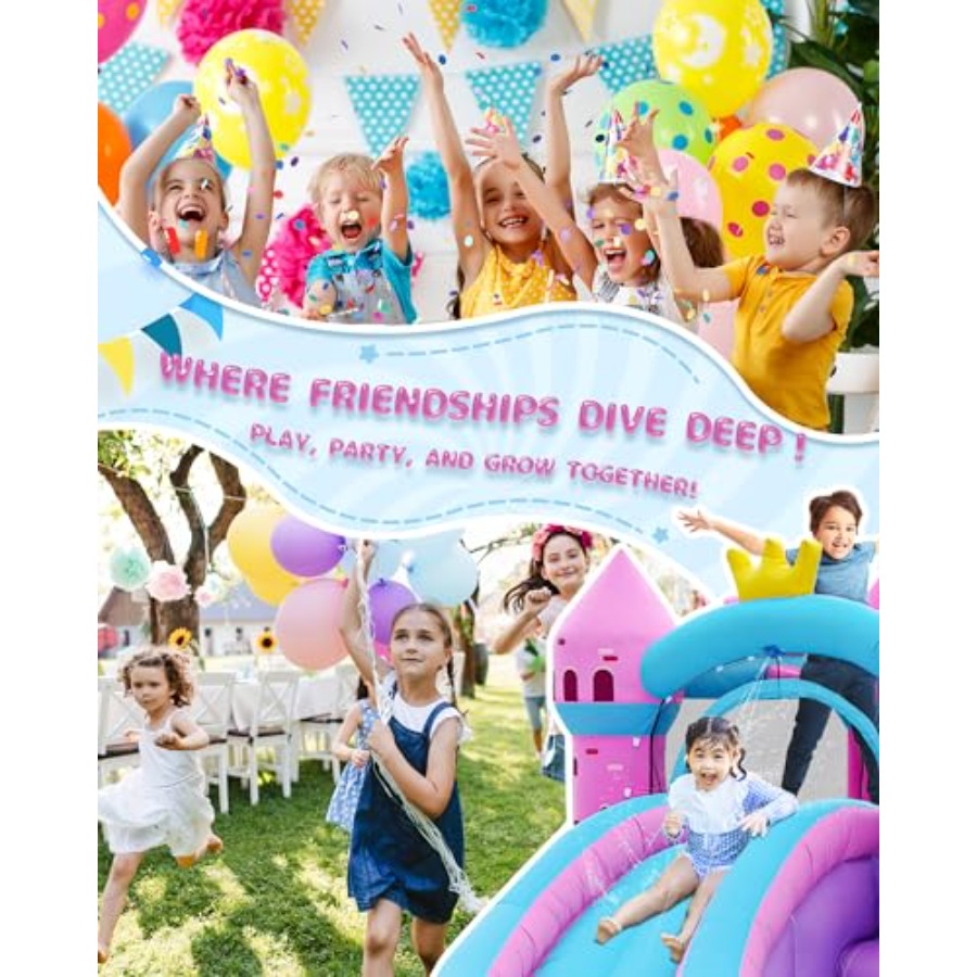 Scivolo acquatico gonfiabile d - Kids Outdoor Bounce House recensione e prezzo