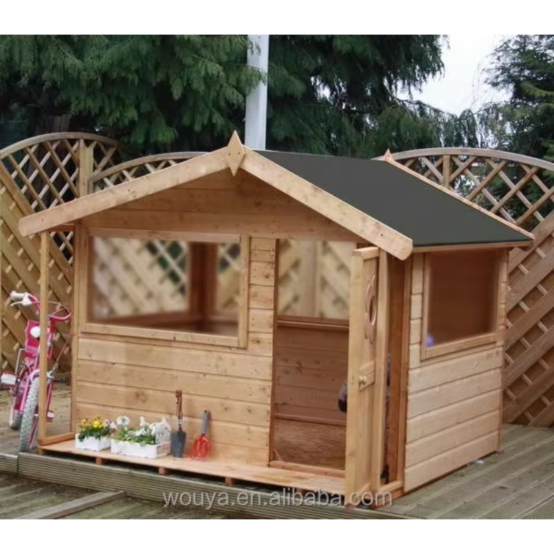 Casetta in Legno Prefabbricata - Kids Outdoor Playhouse recensione e prezzo