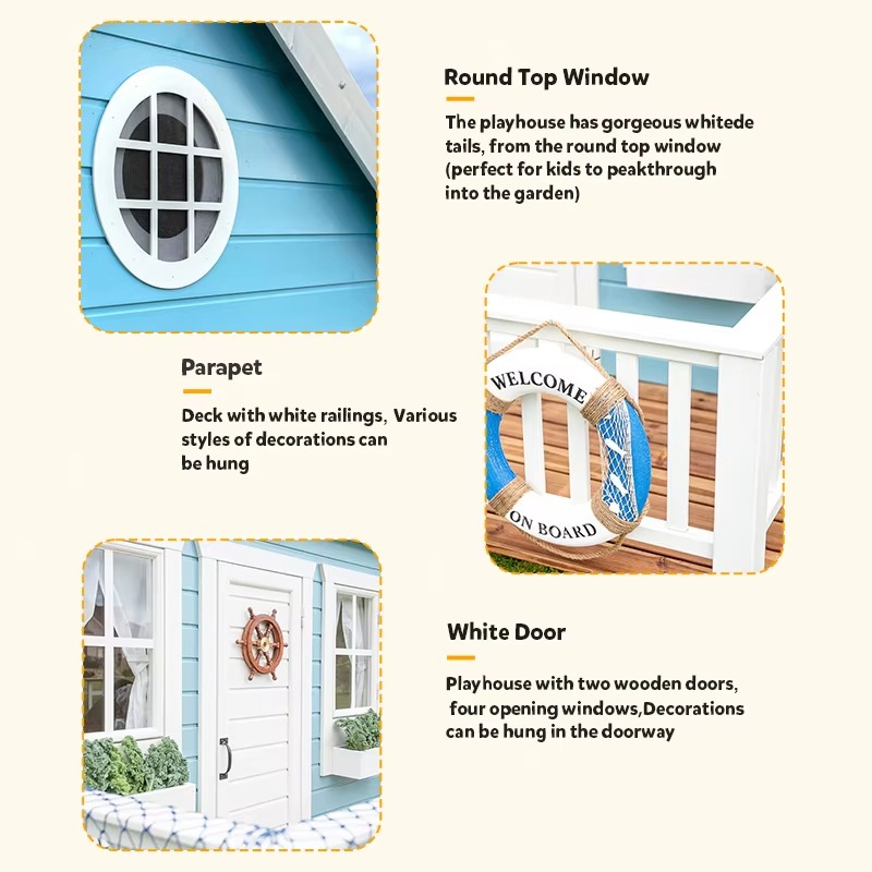Casetta da Giardino per Bambin - Kids Outdoor Playhouse recensione e prezzo